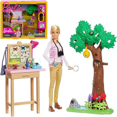 Original Barbie 18 Inch Dolls Entomologist and Playset Story Birthday Toys for Children Gifts Fashion Bonecas American Doll