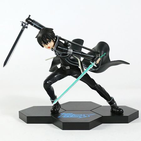 Fighting Climax Sword Art Online Kazuto Kirito PVC Figure Collectible Model Toy 15cm