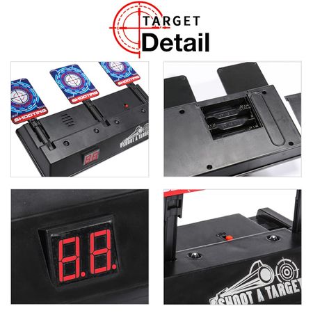 Electric Target DIY High Precision Scoring Auto Reset Electric Target For Nerf gun accessories Toys for outdoor fun sport Toy