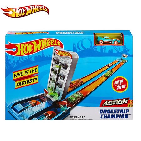 Hotwheels  Track Toy Metal Cars Easy Building Kid Toys Connectable Hot Wheels Other Track Funny Birthday Gift GBF81