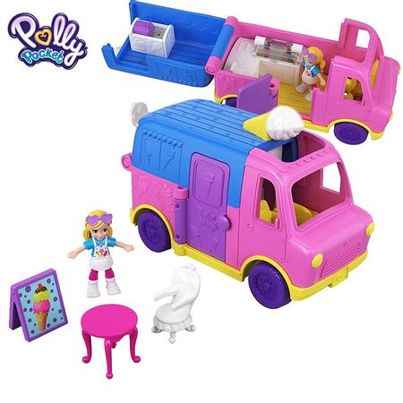 Original Polly Pocket Mini Lovely Store Box Surprise Birthday Party Reborn World Kid Toys Girls Gift Doll Accessories Juguetes