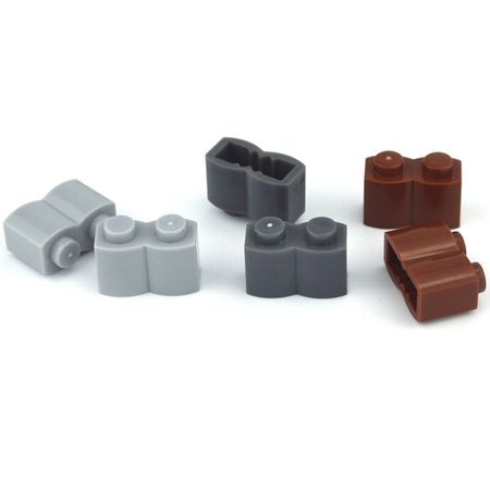 40-70pcs/lot Smartable Brick Special 1x2 1x4 with Wave Building Blocks Parts Toys For Kids Compatible 30136
