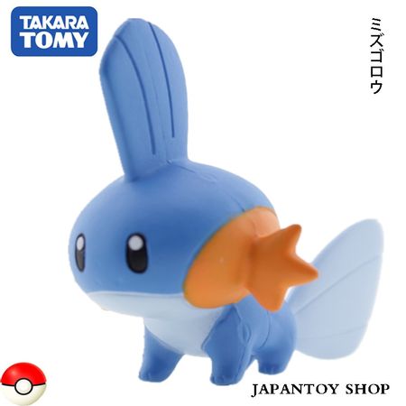 Takara Tomy Tomica Moncolle Ex Pokemon Mudkip Mould Hot Pop Anime Figure Baby Toys  Miniature Diecast Kids Doll