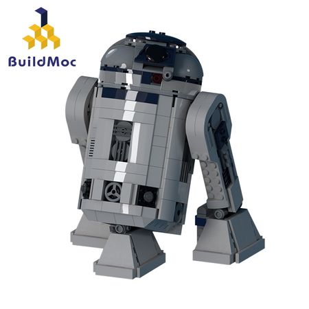 Buildmoc Star R2-D2 R5-D4 War Robot Action figure Assemble Model Building Bricks Toys For Christmas gift