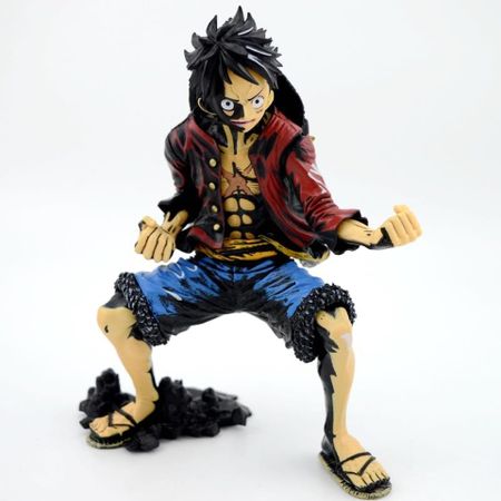 Tronzo Action Figure Anime One Piece Monkey D Luffy PVC Figure Model Toys One Piece Luffy Battle Ver Figurines Dropship