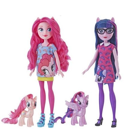 Original 2019 My Little Pony new dolls Pinkie Pie Action Figure Set  Equestria Girls For Little Baby Birthday Gift Girl Bonecas