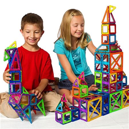 big size Magnetic blocks Kids DIY Magnetic designer Building & Construction Toy Educational toys for children