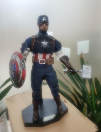 Marvel Captain America 1:6 Limited Edition 999 PIECES Articulated Action Joints Moveable Figure Toys