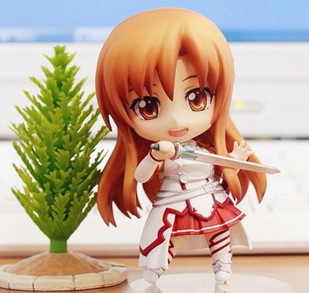 Anime Sword Art Online Yuuki Asuna BJD Cute PVC Action Figure Toys