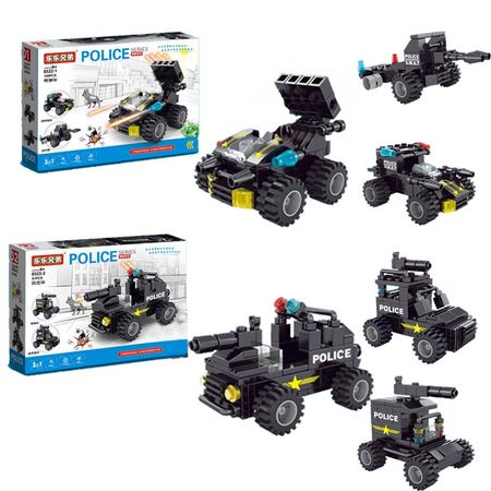 618PCS 8 IN 1 legoINGlys City Police Station Building Blocks Car Mini Blocks Truck SWAT Special Forces Bricks Children Boys Toys