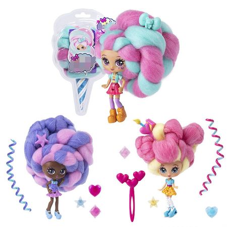 Candylocksed Sweet Treat Toys Hobbies Dolls Accessories Marshmallow Hair 40cm Surprise Hairstyle Scented Doll Figure Toy 0