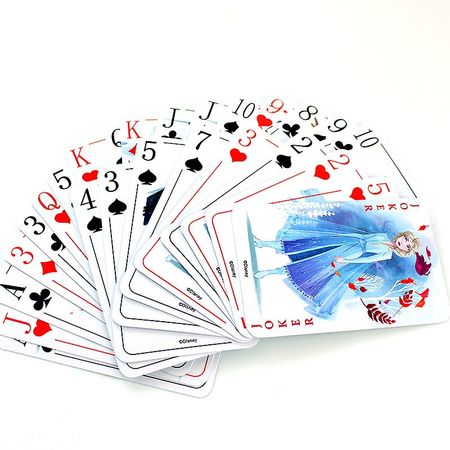 Disney Frozen 2 and Avengers Creative Paper Poker Casual Table Card Game can also be given to children as favorite cards