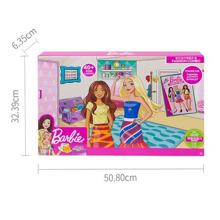Barbie Original Fashion Doll Elegant Design Clothes Accessories Children Big Gift Box Set Girl Beautiful Princess Baby Girl Toys