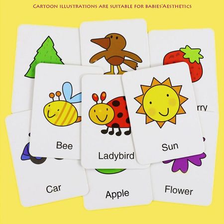 Baby Kids Cognition Puzzle Toys Children Cards Paper Matching Game Cognitive Card Vehicle Fruit Animal Life Set Pair Jigsaw Toy