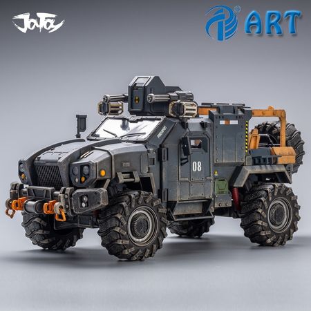 JOYTOY 1/18 Crazy Reload SUV Off-Road Vehicle Car Sand Color Collectible Toy