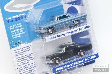 JOHNNY LIGHTNING 1/64 1963  & 1965 CHEVY IMPALA S4 409  Collector Edition Metal Diecast Model Car Kids Toys Gifts