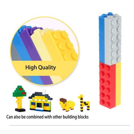 Building Blocks 32*32 Dots Double-sided Baseplates Bricks DIY Colorful Pillars Base Plate Compatible All Brands small Blocks