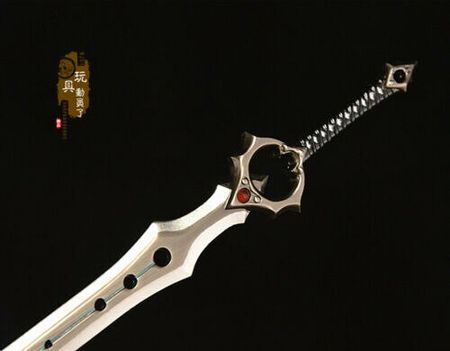 1/6 Metal Infinity Edge Sword Model Game Figure Weapon Fit 12'' Action Figure