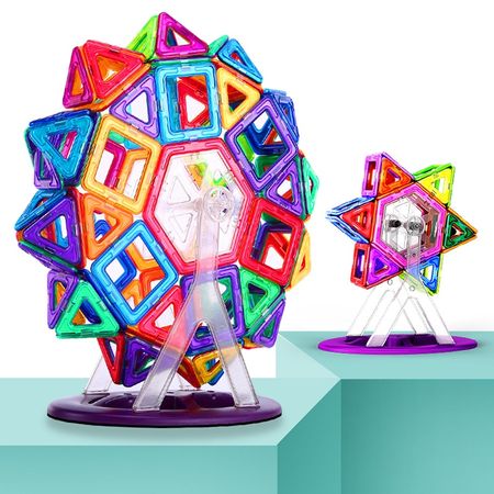 DIY Magnetic Constructor Set Triangle Square Big Bricks Magnetic Building Blocks Designer Set Magnet Toys For Children
