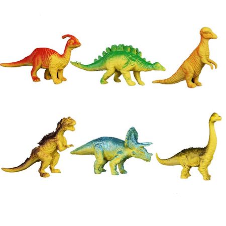 12 Pcs/set Dinosaur Model Toy Tyrannosaurus Rex Plastic Animal Educational Action Figures Toys Children Birthday Gift