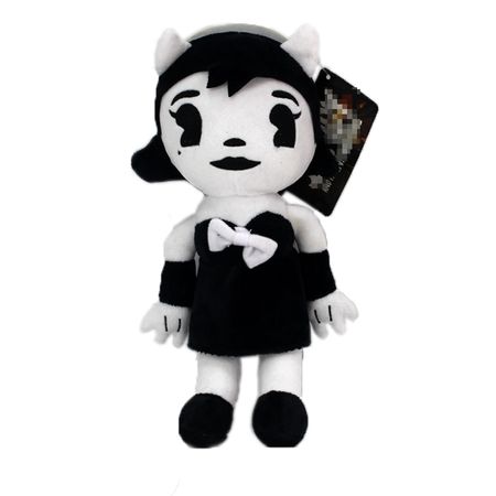 10pcs/lot 30cm Game Bendy Girl Alice Angel Plush Doll Toy Soft Stuffed Toys Peluche Dolls for Children Kids Gifts With Tag