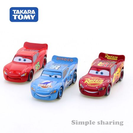 Takara Tomy Tomica Disney Pixar Cars Lightning McQueen Day Collection 2020 3 Pieces Kids Toys Motor Vehicle Diecast Metal Model