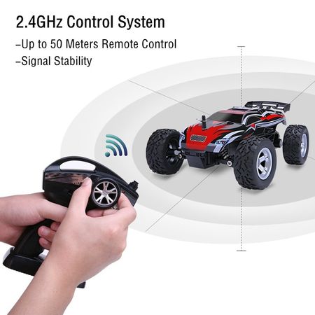 2.4GHz 1:24 remote control car shock absorbers off-road vehicle off-road racing PVC electronic toy car remote control car