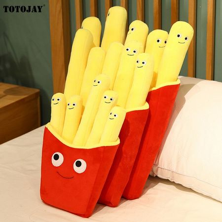 30/40/50cm Simulation French Fries Pillow Plush Toys Kids Doll Birthday Gift Present Children Toy Real Life Food Soft Cushion