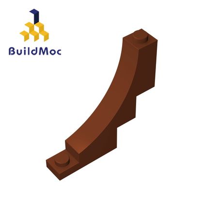 BuildMOC 30099 Brick Arch 1 x 5 x 4 Inverted For Building Blocks Parts DIY LOGO Educational Tech Parts Toys