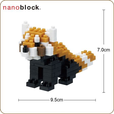 kawada  NBC194 Red Panda figure building blocks funny animal toy brick [Mini Collection Series] 130 pcs Age 12+