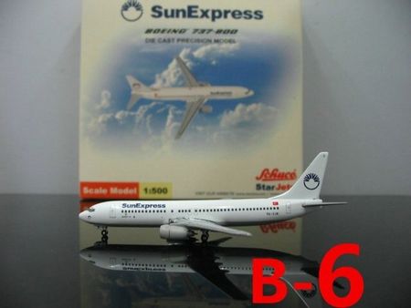 1:500 SunExpress  Turkey Airlines 737 TC-SUB Model Aircraft