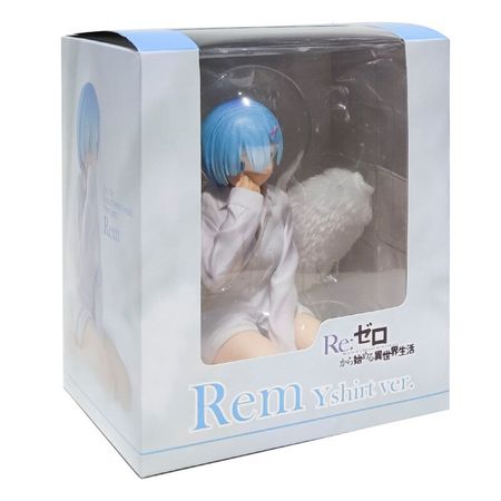 Anime Re:Life in a different world from zero figure White shirt Rem figurine pretty girl PVC action figure Collection model toy
