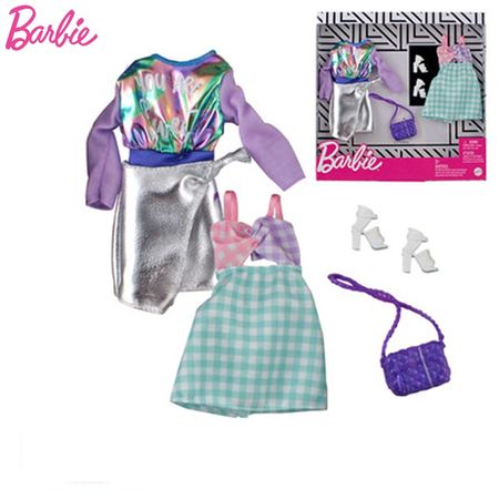 New Fashion Barbie Clothes for Barbie Doll Original Toys for Girls Clothes for Doll Accessories Barbie Shoes Dress for Doll Gift