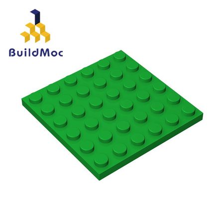 BuildMOC Compatible Assembles Particles 3958 Plate 6x6  For Building Blocks Parts DIY enlighten block bricks Educational Toy