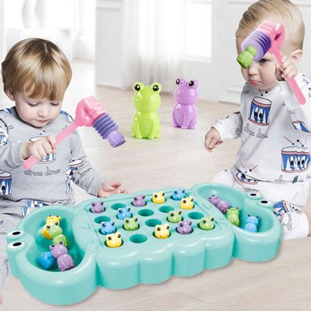 Baby Catch Frog Greedy Eating Beans Family Party Parent-child Interactive Board Game Toy For Children Fun Stress Relief Toy Gift