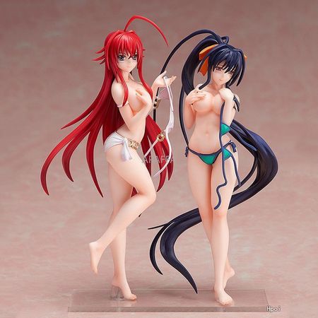 13cm Sexy Girl Anime Figure Anime High School DxD Action Figure Rias Gremory Himejima Akeno Sexy Swimwear Ver. Figure Model Toys