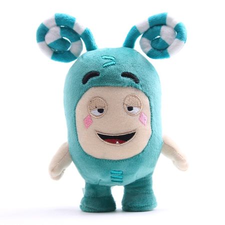7pcs/lot 18cm Cute Oddbods Plush Toys Dolls Animation Treasure Of Soldier Soft Stuffed Toy Doll for Kids Christmas Gift