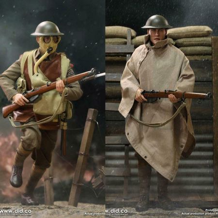 1/6 Scale DID B11011 WWI British Infantry Lance Corporal William Male Action Figure