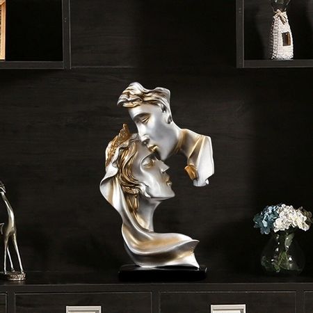Nordic  Luxury Gold Resin Technology Decoration Living Room Dining Room Grid Porch Wine Cabinet TV Cabinet Decoration Gift