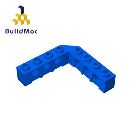 BuildMOC 32555 Technic Brick 5 x 5 Right Angle For Building Blocks Parts DIY Educational Tech Parts Toys