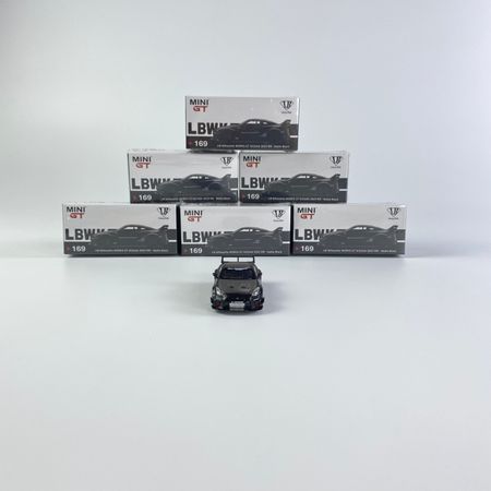 MINI GT cars 1:64 LB-Silhouette WORKS GT  NISSAN 35 GT-R mattle black RHD VERSION SHOWN Treasure alloy car