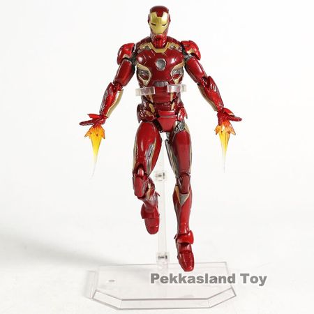 Avengers League Iron Man Mark45 Mafex 022 PVC Action Figure Toy Doll Christmas Birthday Gift