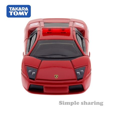 Takara Tomy Tomica Shop Original 1:62 Lamborghini Murcierago Fire Command Car Pop Kids Toys Motor Vehicle Diecast Metal Model