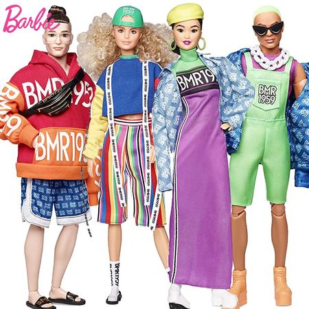 Fashion Original Ken Barbie Doll Ken Doll Clothes Toys for Girls Ken Clothes for Doll Jointed BMR1959 Fashionistas Gift