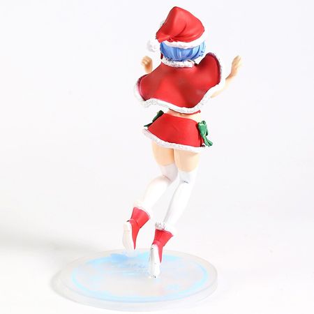 Anime Re:Life In A Different World From Zero Rem Ram Christmas Clothes Winter Ver. PVC Action Figure Collection Model Toys Doll