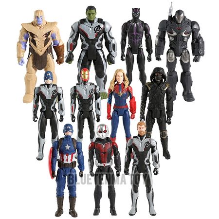 Marvel Avengers 4 Endgame Antman Ronin Iron Man Thor Captain Marvel Hulk Titan Hero Series Action Figure Toy