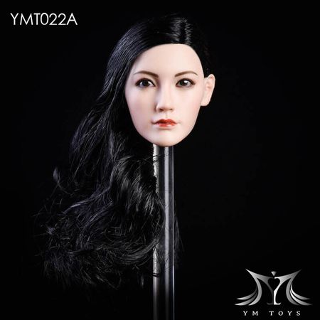 1/6 YMT22  Female Head Asian Girl Head Doll  Wei for PH Pale Color Body Figures