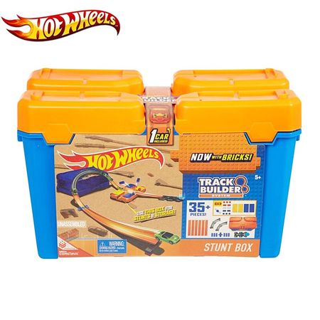 Original Hot Wheels Track Variety Basic Toy storage box Hotwheels Car Track Builder Assembly Brinquedos Kids Toys for Children