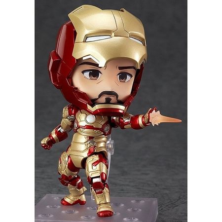 349 Marvel Avengers Iron Man Mk 42 Hero's Edition Set BJD Figure Model Toys
