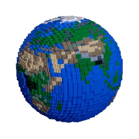 Universe globe Block The Earth Blue Water Planet DIY Diamond mini micro Block Building Blocks Bricks Assembly Toys Game